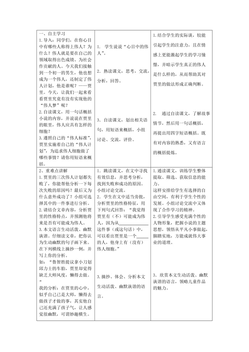 2019-2020年七年级语文上册 9《伟人细胞》教学案 苏教版.doc_第2页