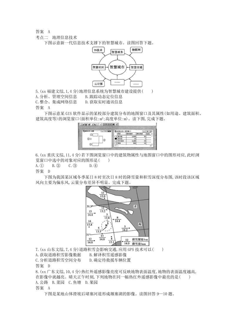 2019年高考地理 分类汇编 第十四单元 地理环境与区域发展.doc_第2页