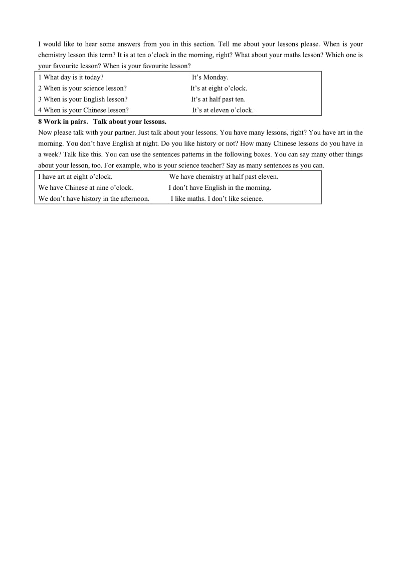 2019-2020年七年级英语Module7 Unit1教案 外研社.doc_第3页