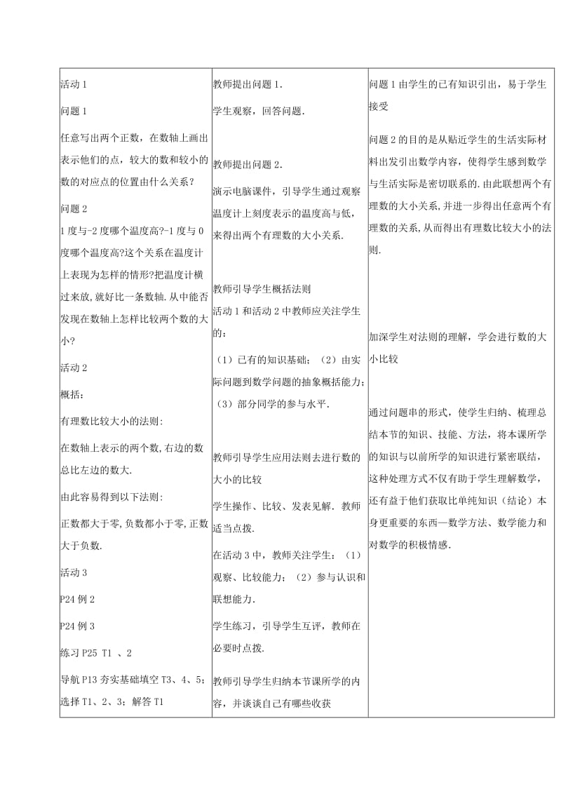 2019-2020年七年级数学上册 数轴教案 华东师大版.doc_第2页