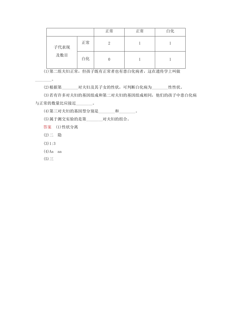 2019年高中生物 1.1 孟德尔的豌豆杂交实验随堂巩固训练 新人教版必修2.doc_第2页