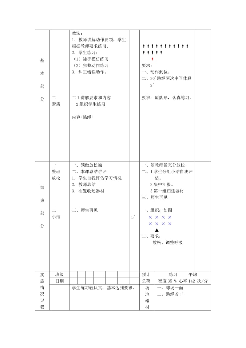 2019-2020年七年级体育 舞动青春预备节教案 人教新课标版.doc_第2页