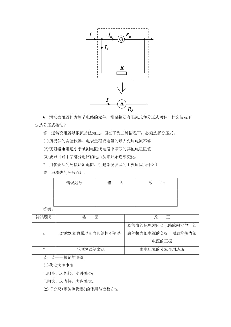 2019年高考物理二轮复习 考前知识回扣 电路与电磁感应.doc_第3页