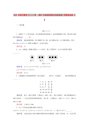 2019年高中數(shù)學(xué) 2.1.1.第1課時(shí) 歸納推理課后知能檢測(cè) 蘇教版選修2-2.doc