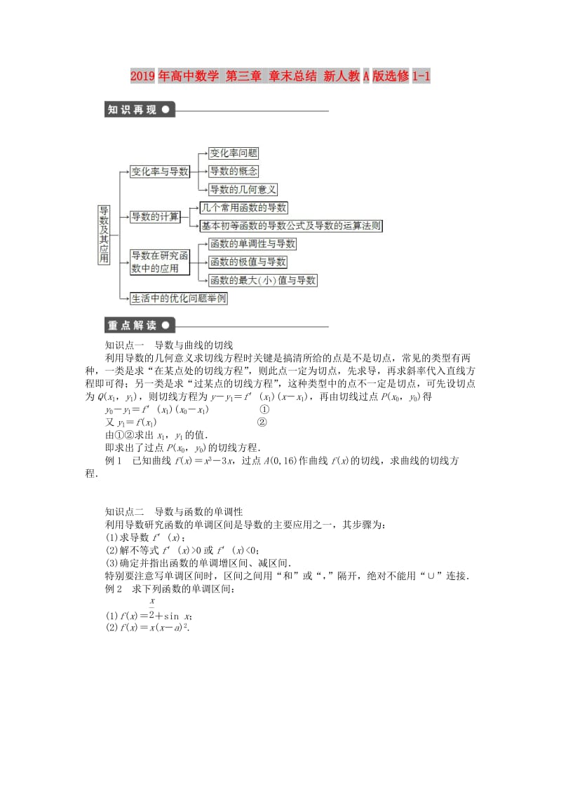 2019年高中数学 第三章 章末总结 新人教A版选修1-1.doc_第1页