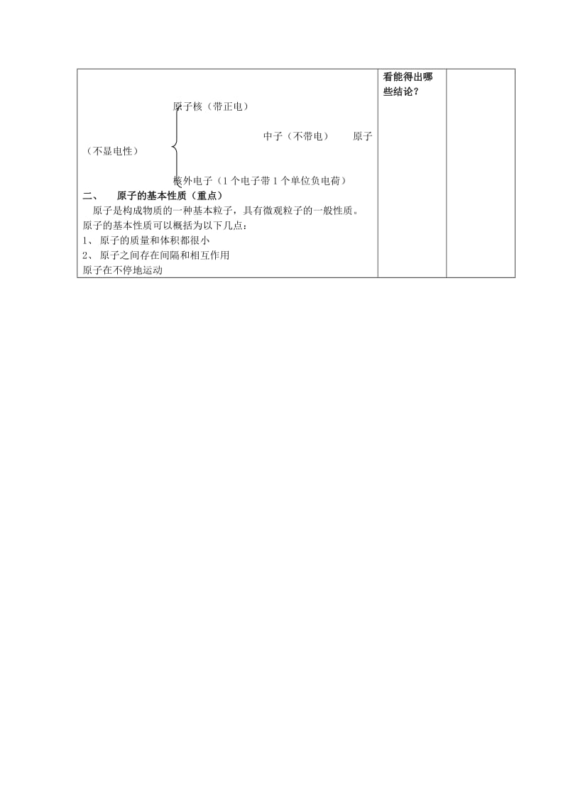 2019-2020年九年级化学上册 2.3 原子的构成学案1（新版）鲁教版.doc_第2页