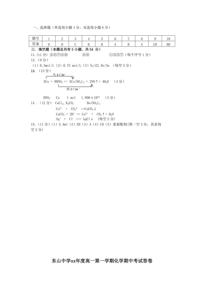 2019年高一上学期期中化学试题.doc_第3页