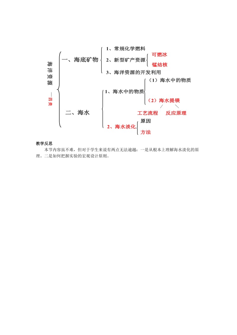 2019-2020年九年级化学下册 第八单元 第一节 海洋化学资源教案 （新版）鲁教版.doc_第2页