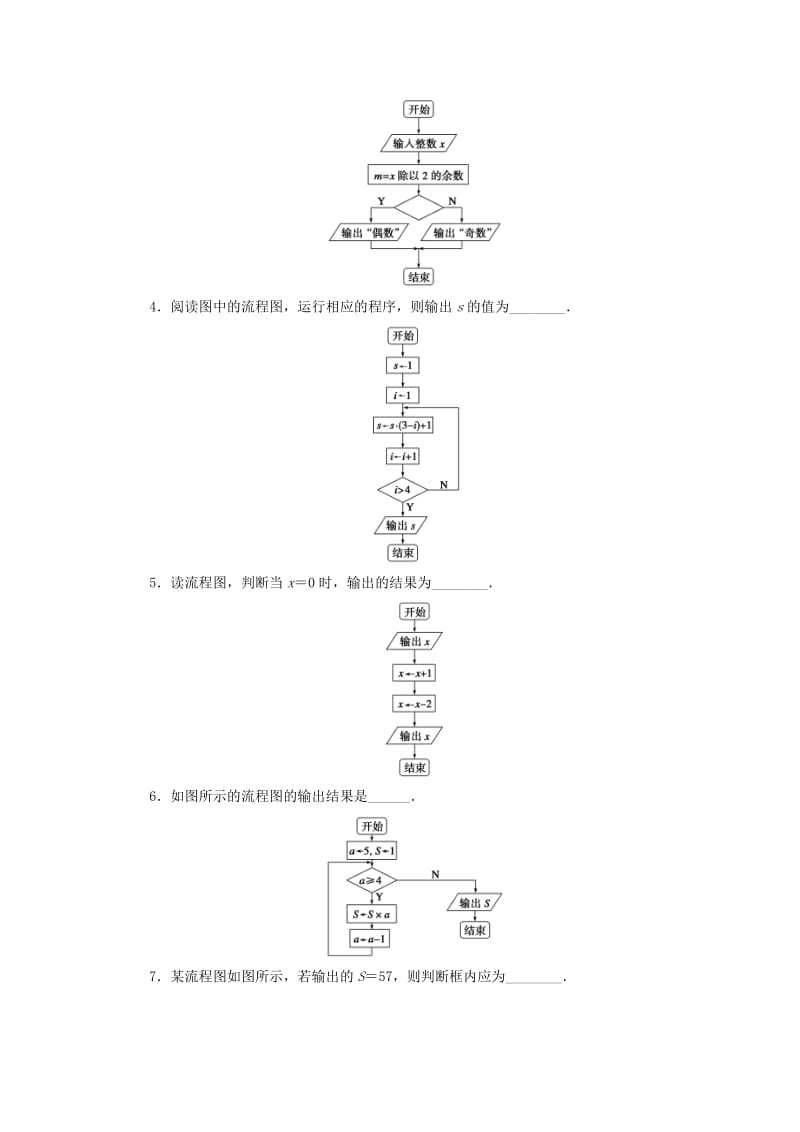 2019年高中数学 4.1流程图课时作业 苏教版选修1-2.doc_第2页