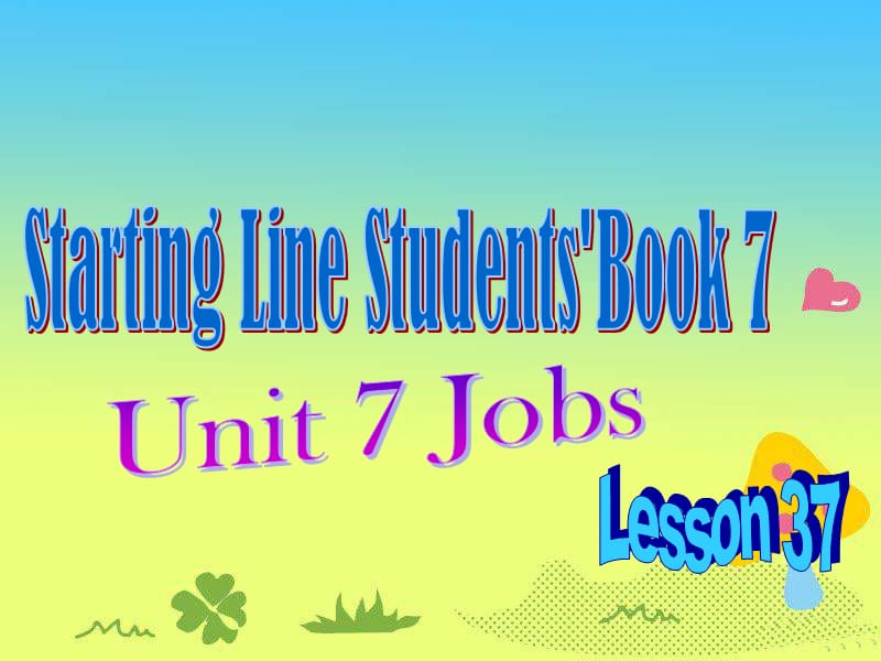 人教新起点小学英语四年级上册《Unit6 Jobs》PPT课件 (2)_第1页