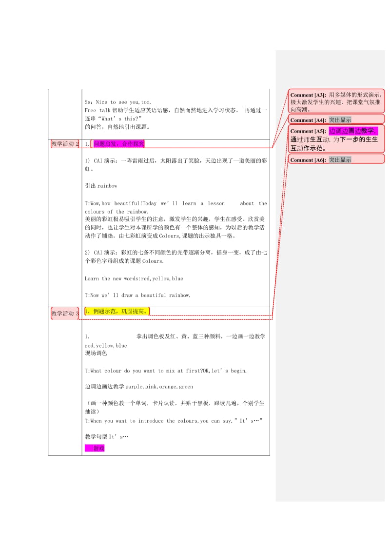 2019-2020年七年级英语上册 What colour is it教学设计方案 人教新目标版.doc_第2页