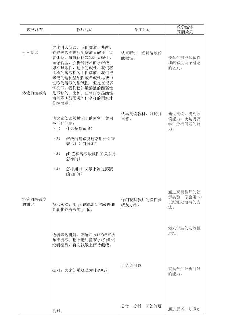 2019-2020年九年级化学上册 酸和碱之间会发生什么样的反应（第二课时）教案 新人教版.doc_第2页