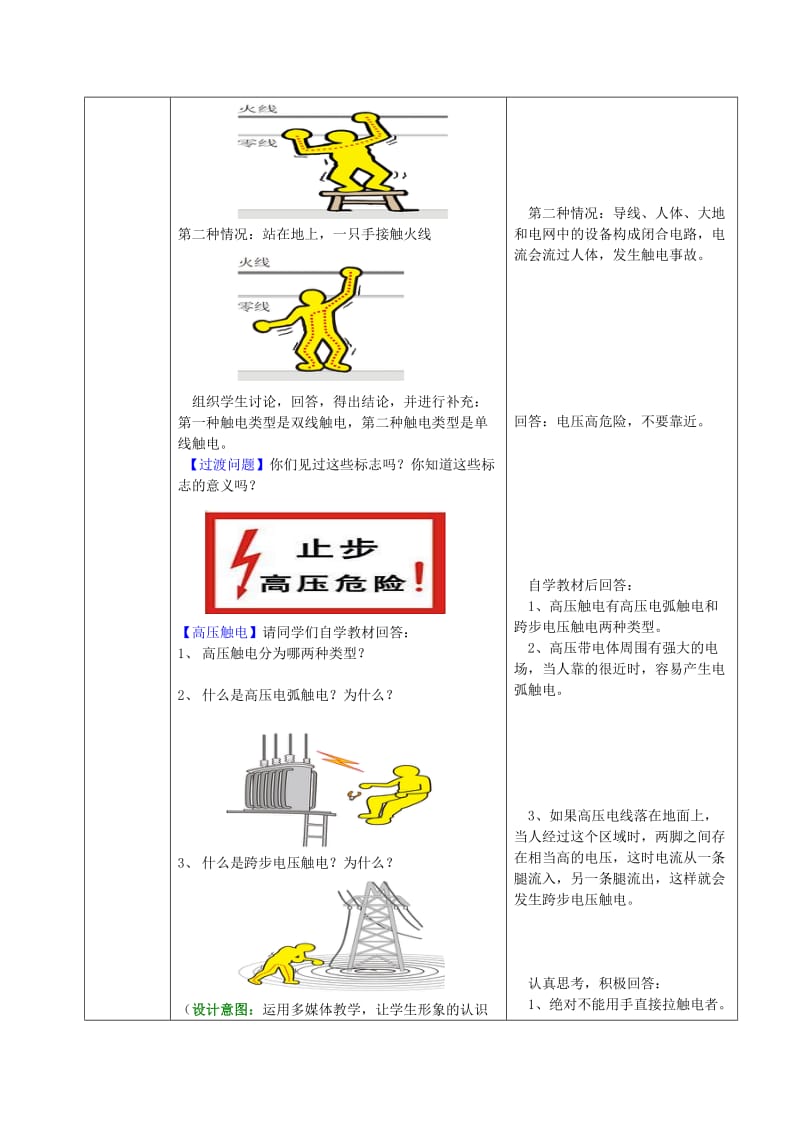 2019-2020年九年级物理全册第19章生活用电第3节安全用电教案（新版）新人教版.doc_第3页