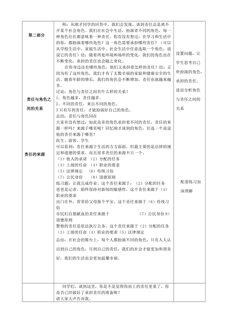 2019-2020年九年级政治全册《第一单元 第一课 第一框 我对谁负责 谁对我负责》教学设计 新人教版.doc_第2页