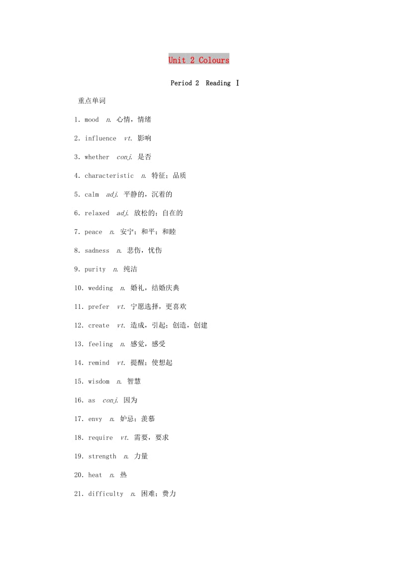 九年级英语上册Unit2ColoursPeriod2ReadingⅠ听读本新版牛津版.doc_第1页