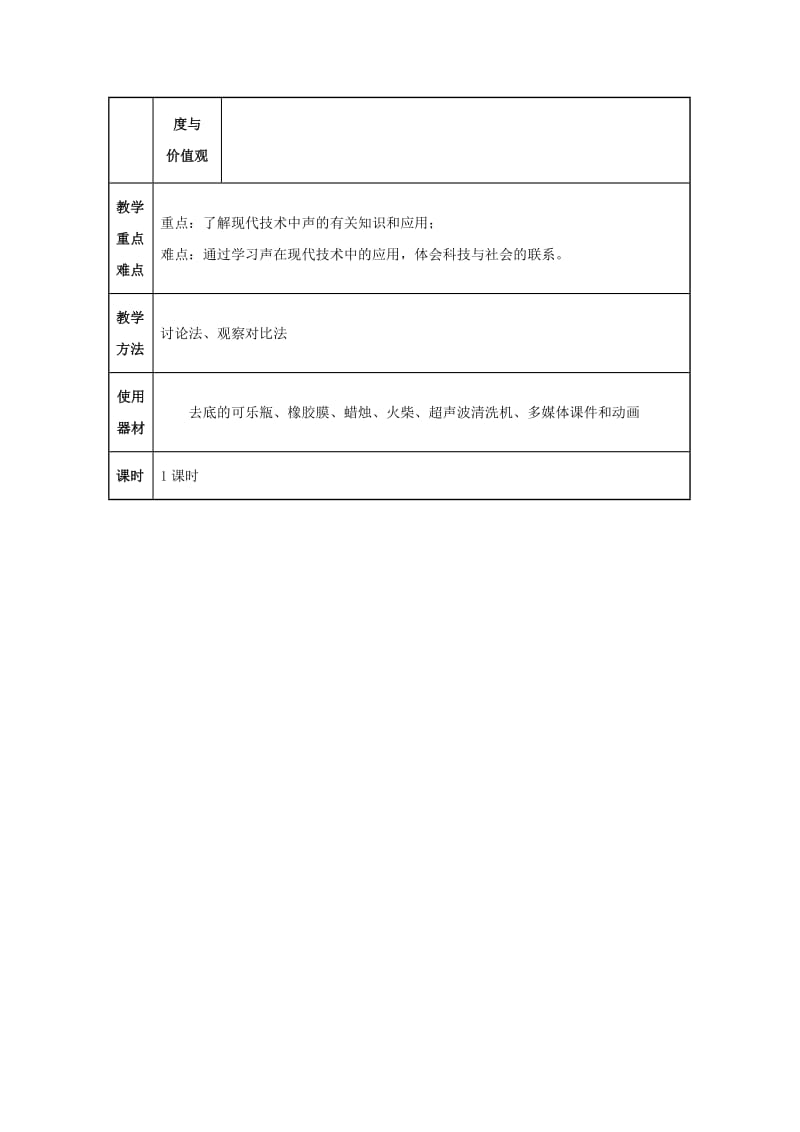 2019-2020年八年级物理上册 第二章 第3节 声的利用教案 （新版）新人教版.doc_第2页