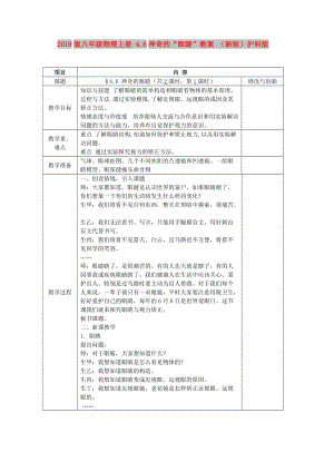 2019版八年級物理上冊 4.6神奇的“眼睛”教案 （新版）滬科版.doc