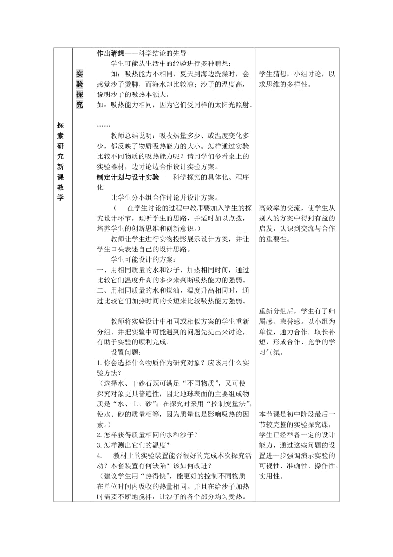 2019-2020年九年级物理《比热容》教学设计.doc_第2页