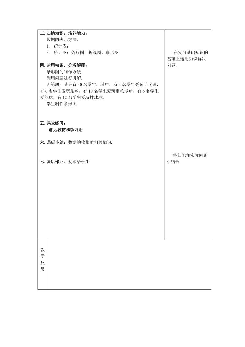 吉林省长春市双阳区八年级数学上册 第15章 数据的收集与表示 15.2 数据的表示教案（1）（新版）华东师大版.doc_第2页