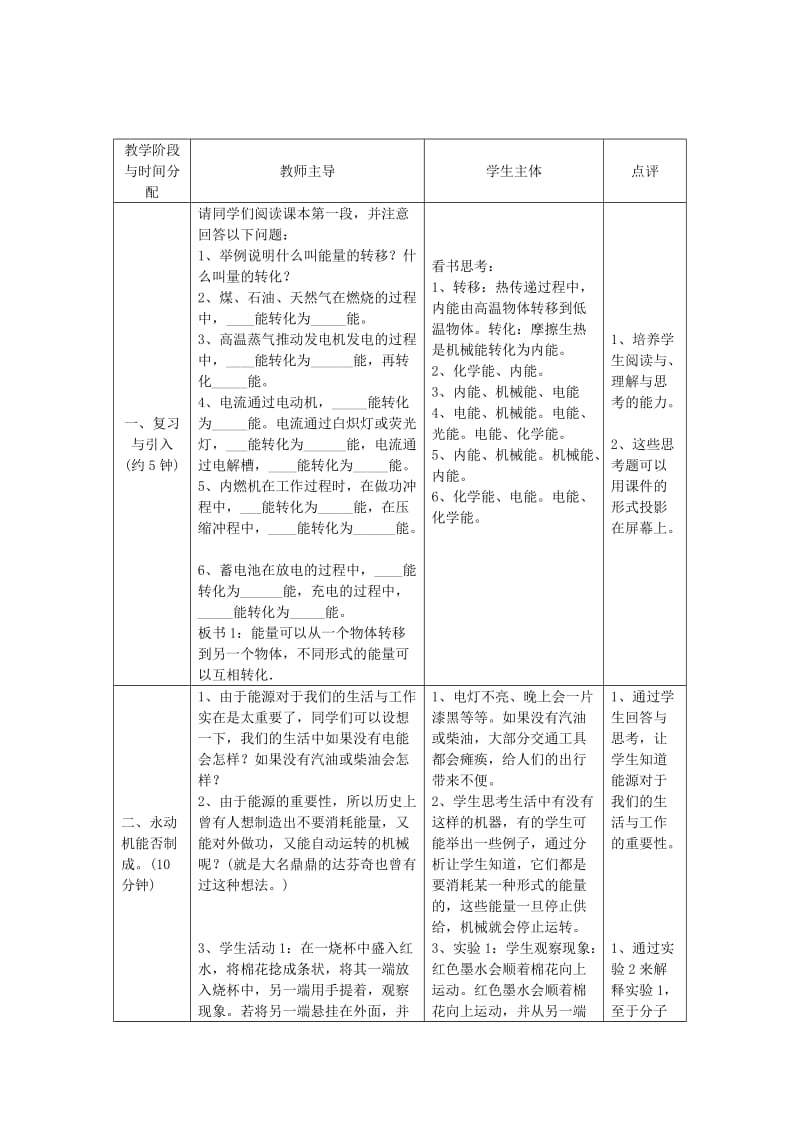 2019-2020年九年级物理下学期素材大全 能量转化的基本规律教案 苏科版 .doc_第2页