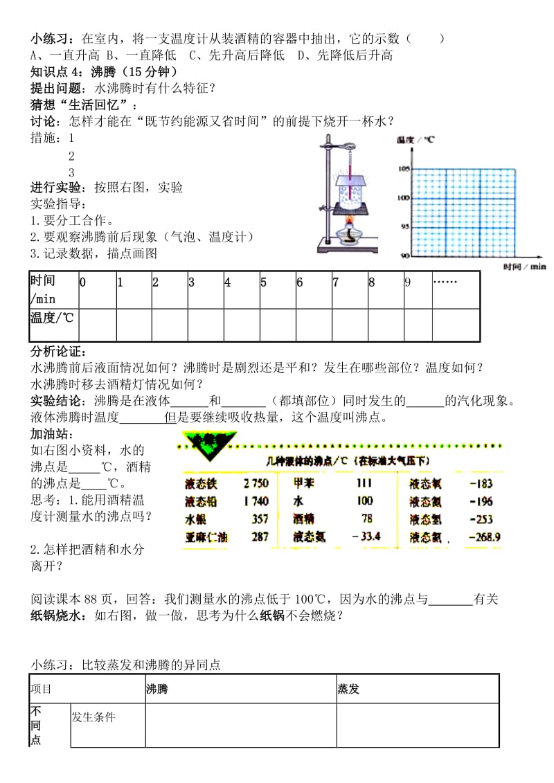 2019-2020年八年级物理上册 《4.3汽化》学习指导书学案 人教新课标版.doc_第2页