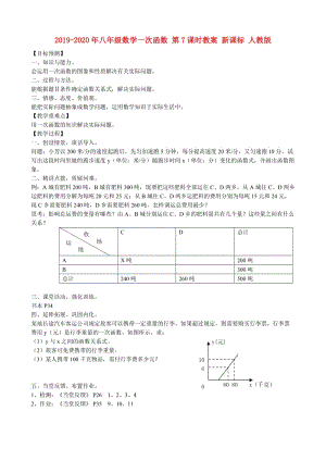 2019-2020年八年級(jí)數(shù)學(xué)一次函數(shù) 第7課時(shí)教案 新課標(biāo) 人教版.doc