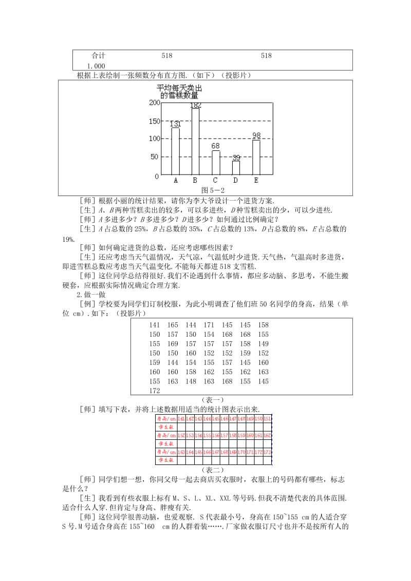 2019-2020年八年级数学下册 5.3.2 频数与频率（二）示范教案1 北师大版.doc_第2页