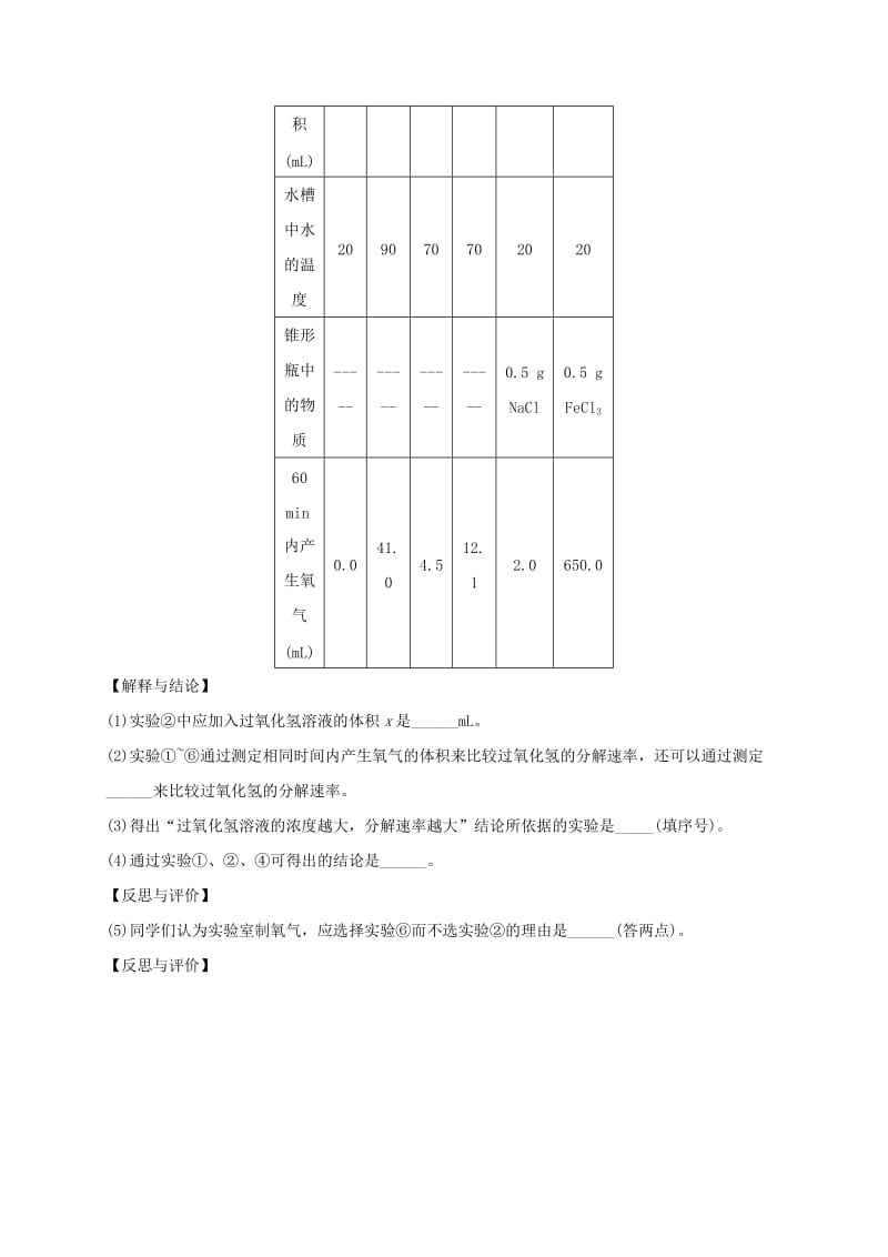 2019版中考化学复习 第33讲 化学实验探究练习1.doc_第3页