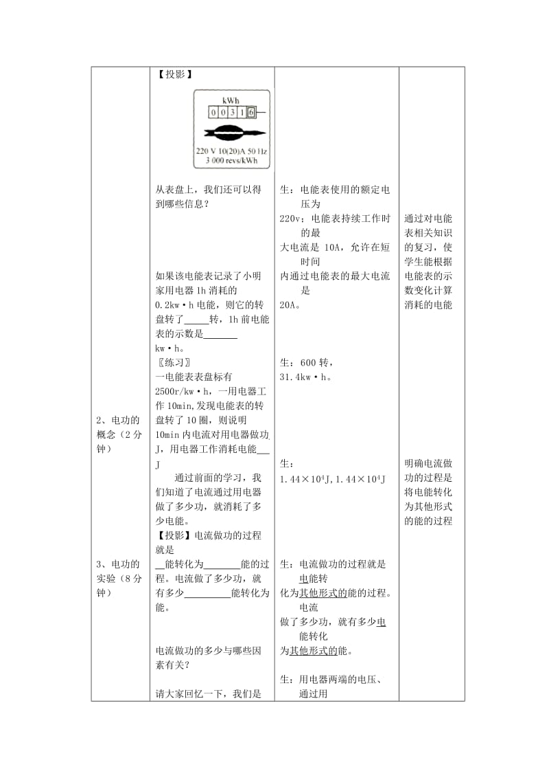 2019-2020年九年级物理 电能表与电功复习教案 苏科版.doc_第2页