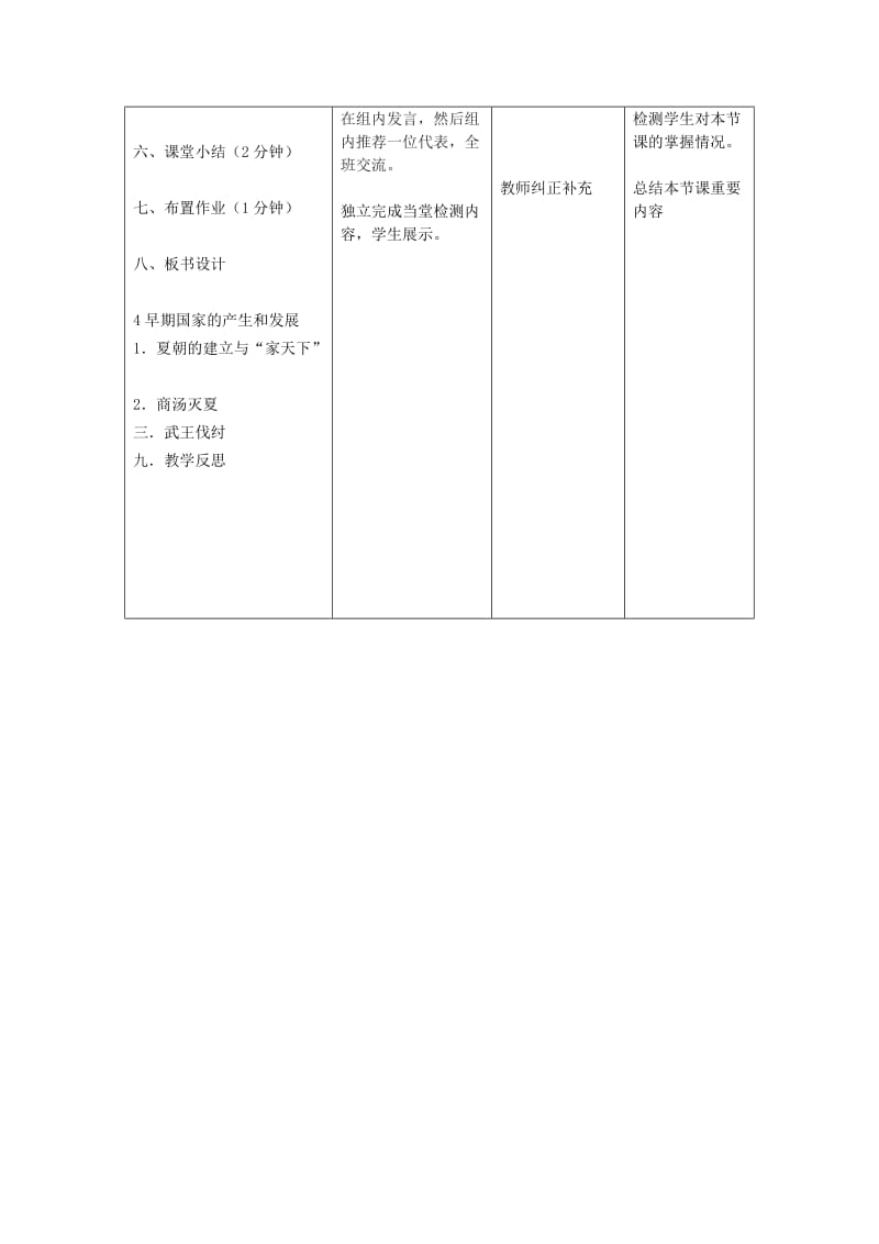 2019版七年级历史上册 第4课 早期国家的产生和发展教案 新人教版.doc_第3页