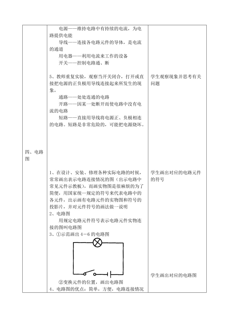 2019-2020年九年级物理上册 13.1 初识家用电器和电路教案 苏科版(I).doc_第3页