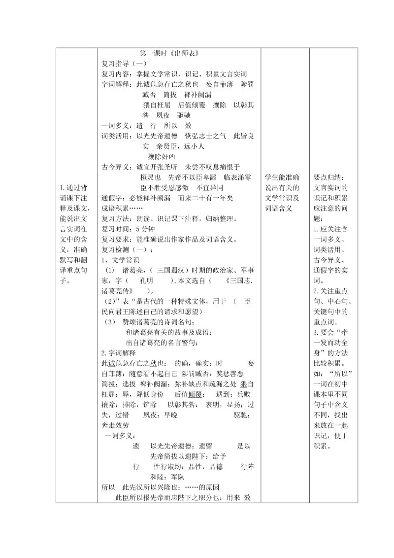 2019-2020年九年级语文上册 第六单元复习教学案 （新版）新人教版.doc_第2页