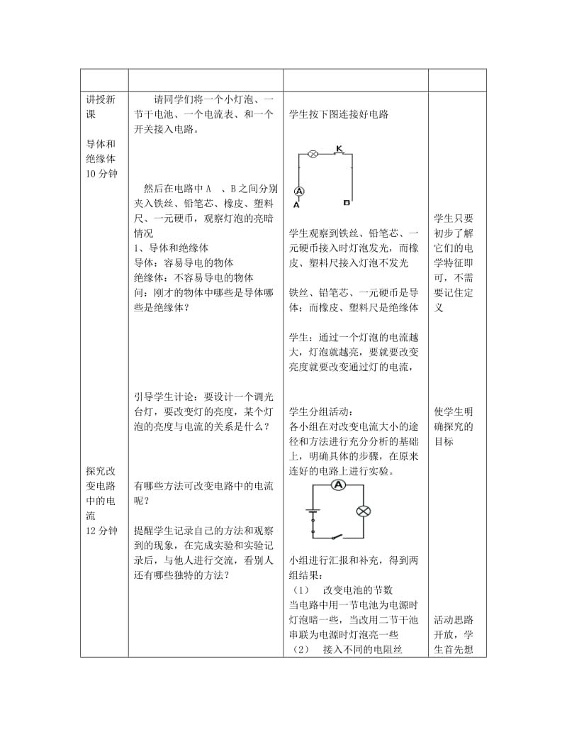 2019-2020年九年级物理上册 14.1 电阻（第1课时）教案 苏科版.doc_第2页