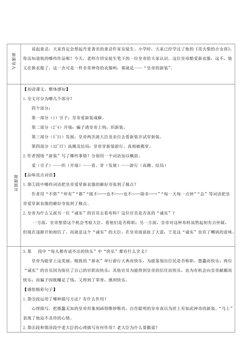 七年级语文上册 第六单元 19 皇帝的新装导学案 新人教版.doc_第3页