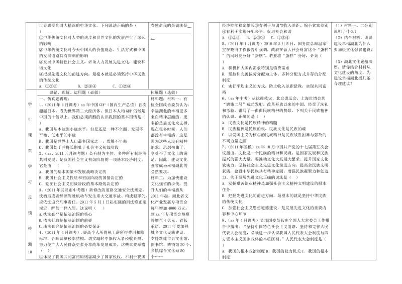 2019-2020年九年级政治下册 16建设社会主义社会复习导学案 新人教版.doc_第2页