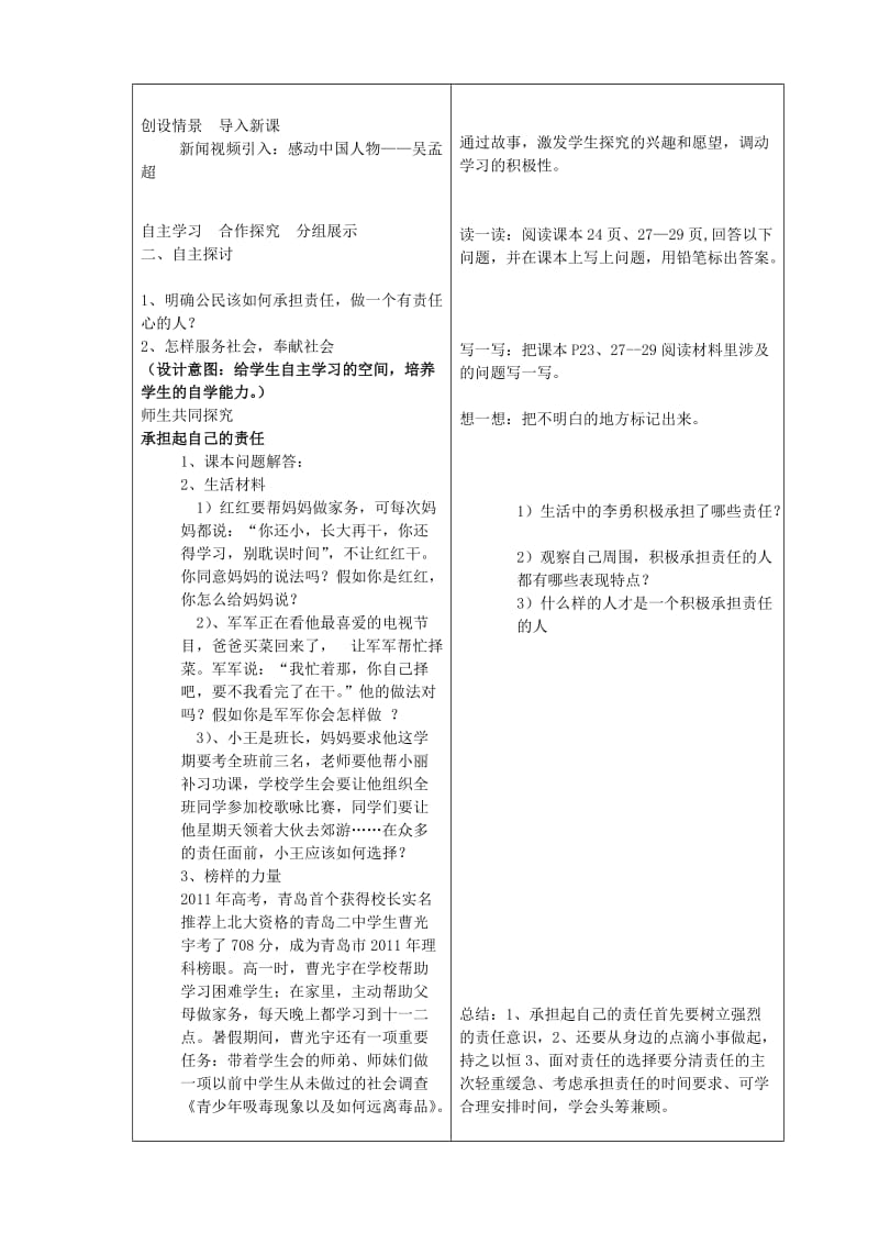 2019-2020年九年级政治全册 第二课 让社会投给我赞成票教案 鲁教版.doc_第2页