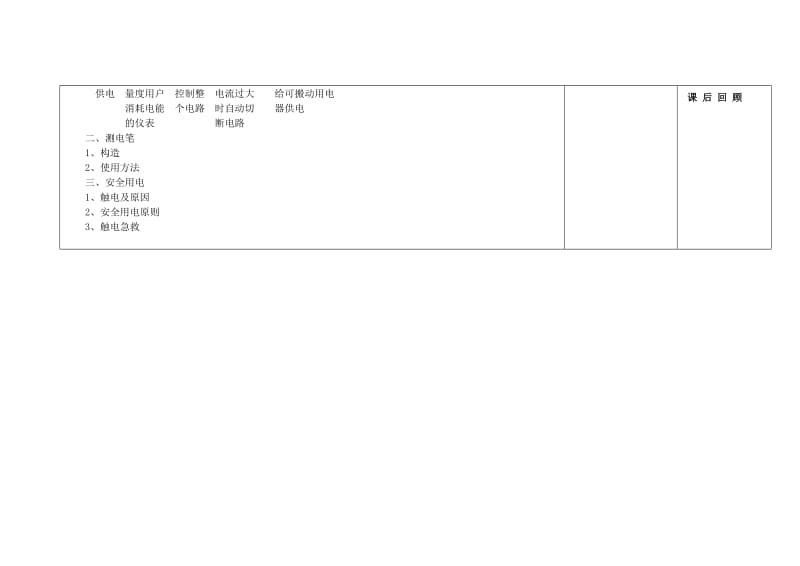 2019-2020年九年级物理全册 第十九章 生活用电 19.1 家庭电路教案 新人教版.doc_第3页