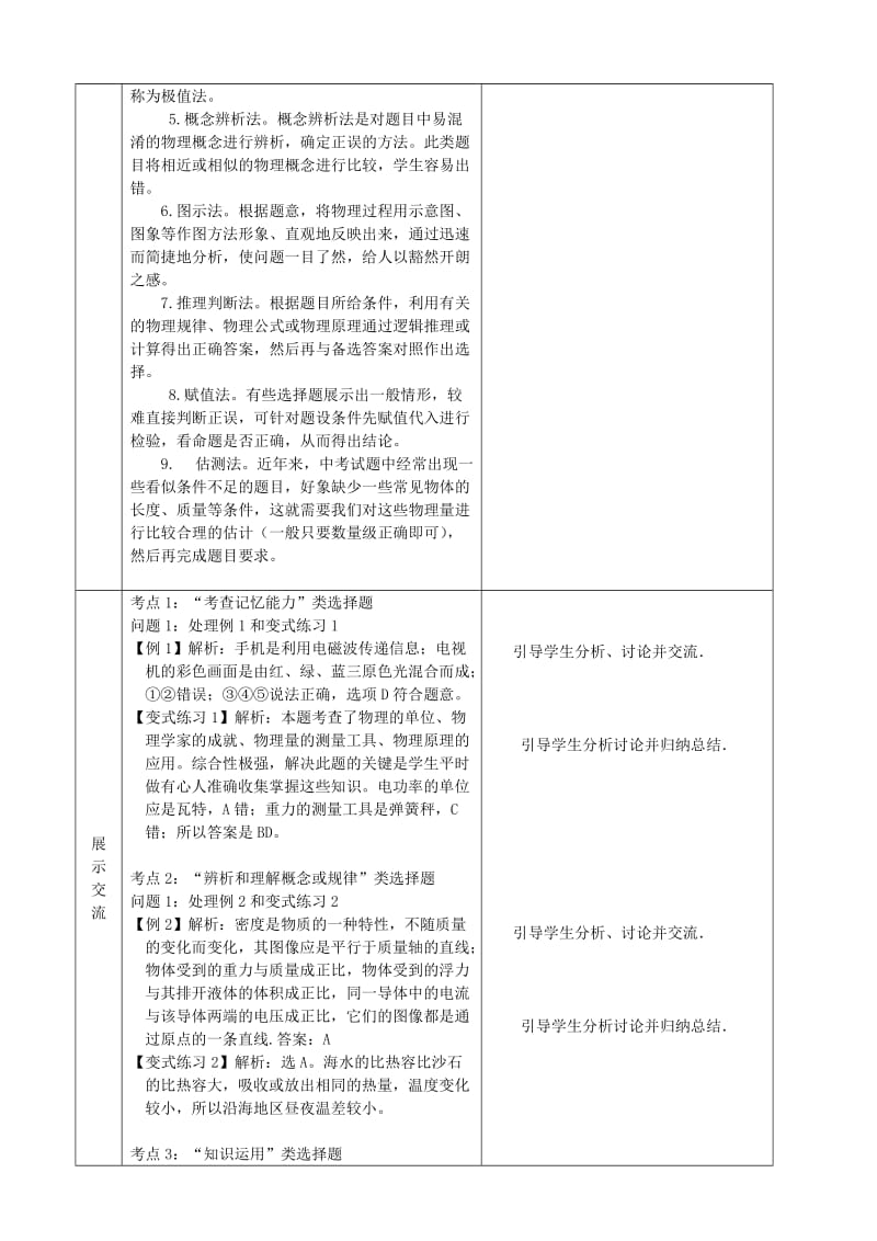 2019版中考物理专题十八选择题复习教案.doc_第2页