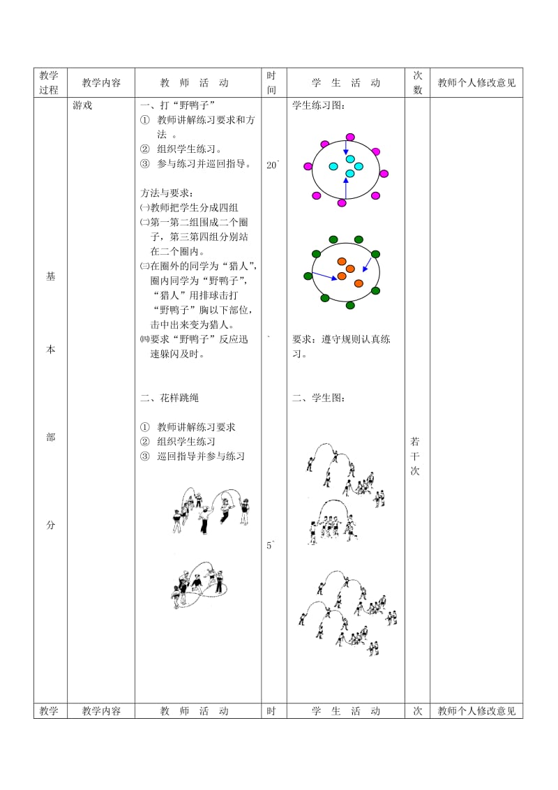 2019-2020年八年级体育 第 18周 第2次课教案36.doc_第2页