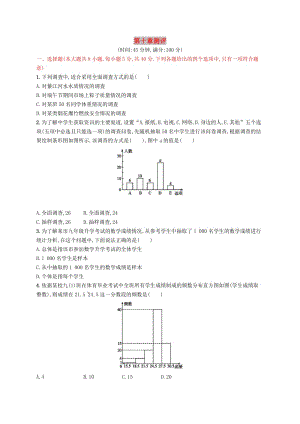 2019年春七年級數(shù)學(xué)下冊 第十章 數(shù)據(jù)的收集、整理與描述測評 （新版）新人教版.doc