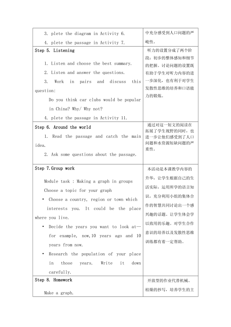 2019-2020年九年级英语上册 Module11 Unit3 Language in use教案 外研版.doc_第3页