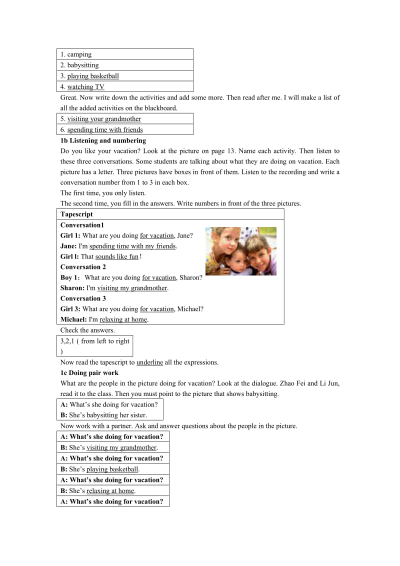 2019-2020年八年级英语上学期Unit3 What are you doing for vacation教案.doc_第3页