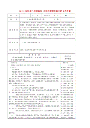 2019-2020年八年級(jí)政治 公民在家庭關(guān)系中的義務(wù)教案.doc