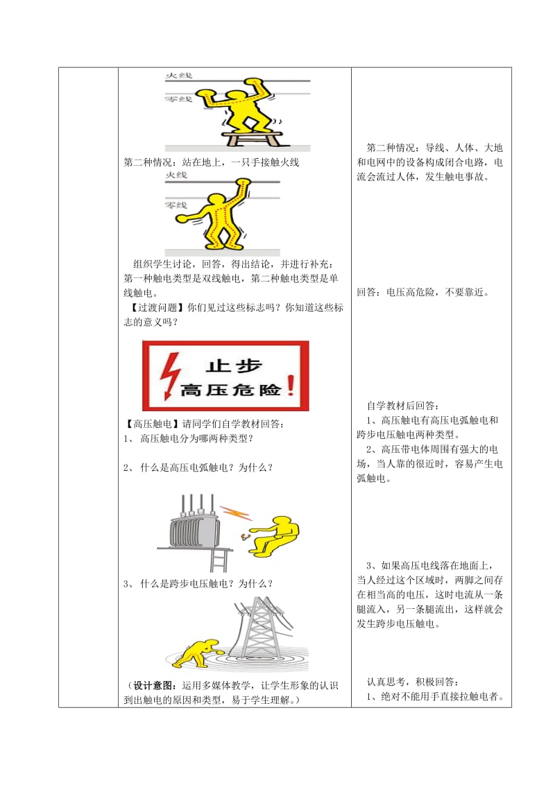 2019-2020年九年级物理全册 19.3 安全用电教案 （新版）新人教版(V).doc_第3页