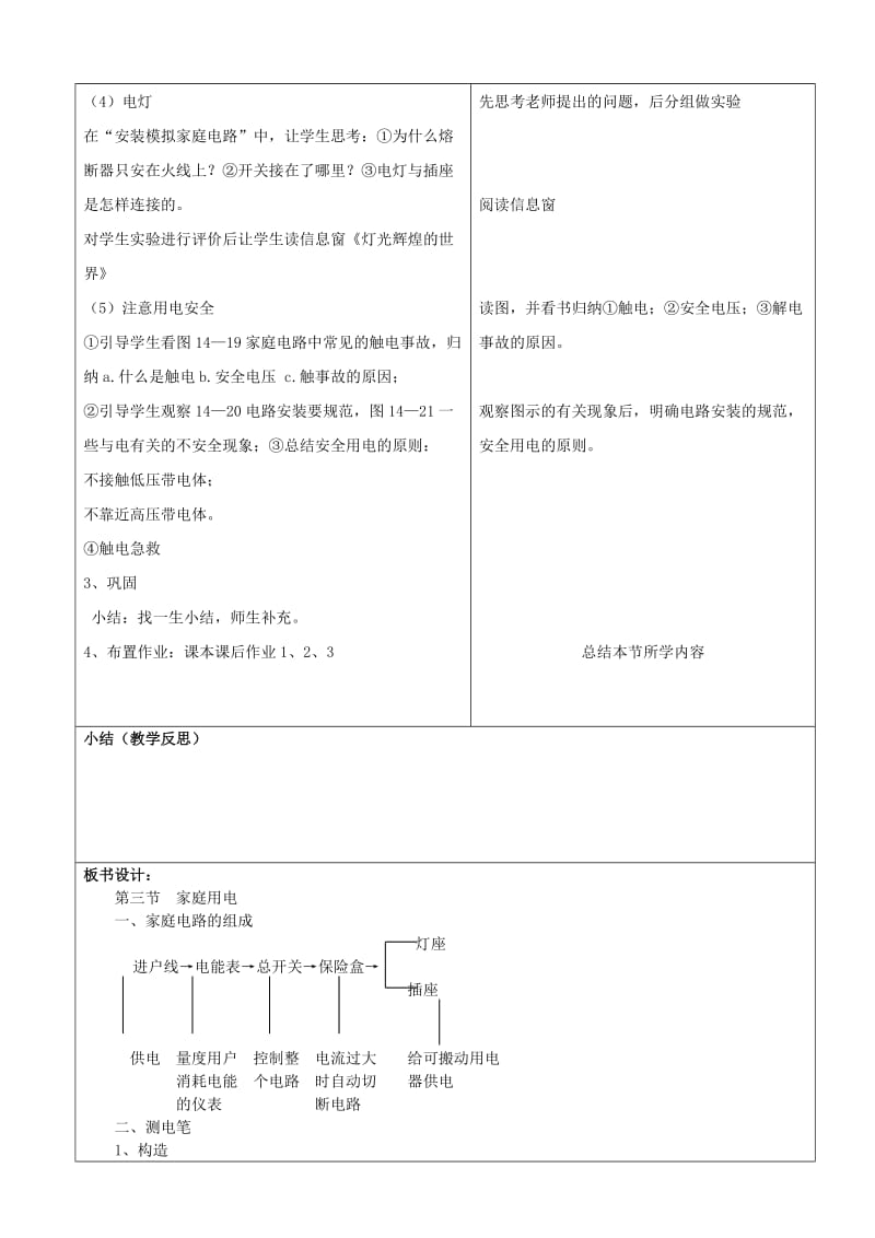 2019-2020年九年级物理《家庭电路》教案 人教新课标版.doc_第2页