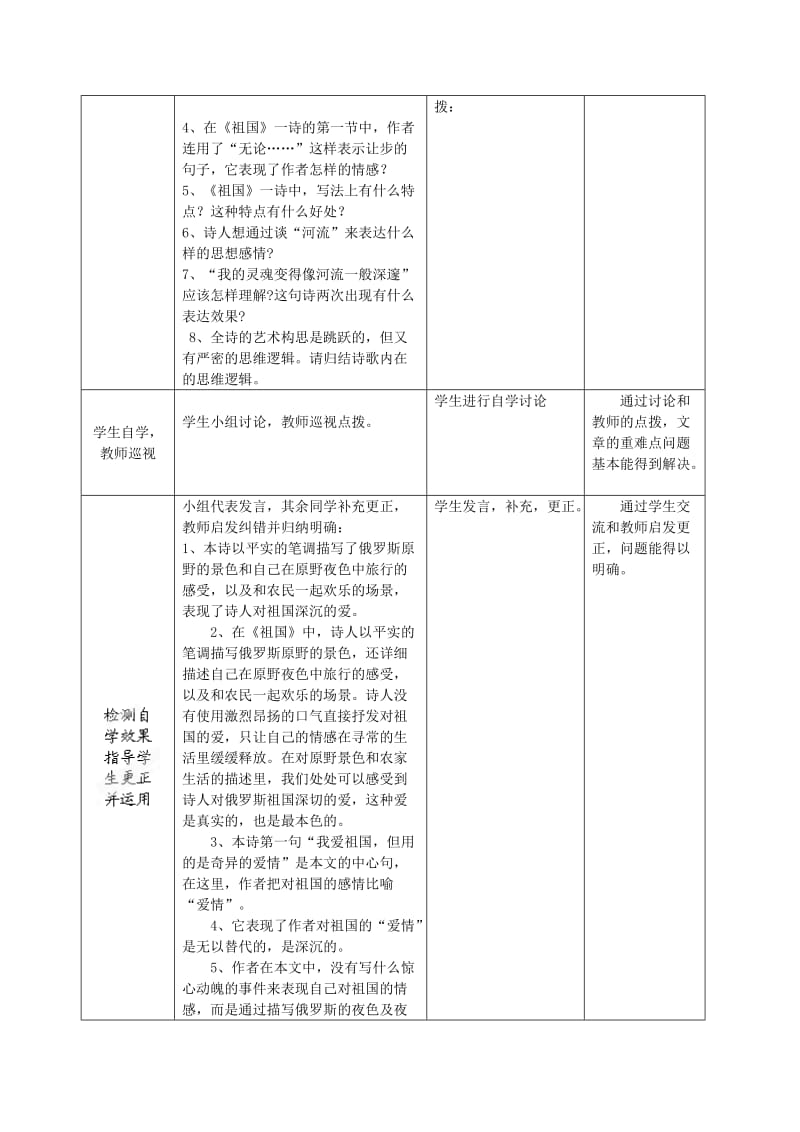 2019-2020年九年级语文下册 4《外国诗两首》教学设计 （新版）新人教版.doc_第3页