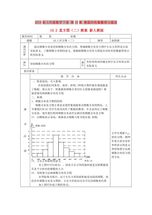 2019版七年級(jí)數(shù)學(xué)下冊(cè) 第10章 數(shù)據(jù)的收集整理與描述 10.2 直方圖（二）教案 新人教版.doc