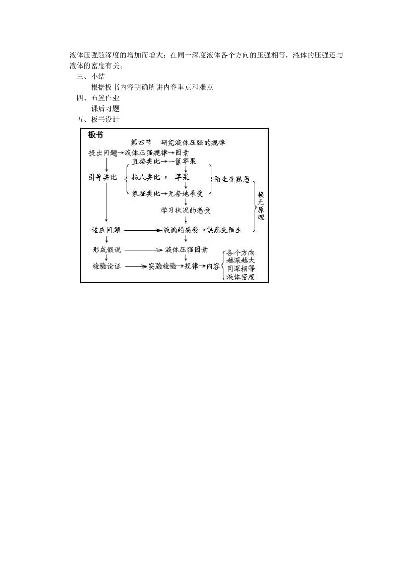 2019-2020年九年级物理 第十四章 压强和浮力第二节 液体的压强教案.doc_第2页