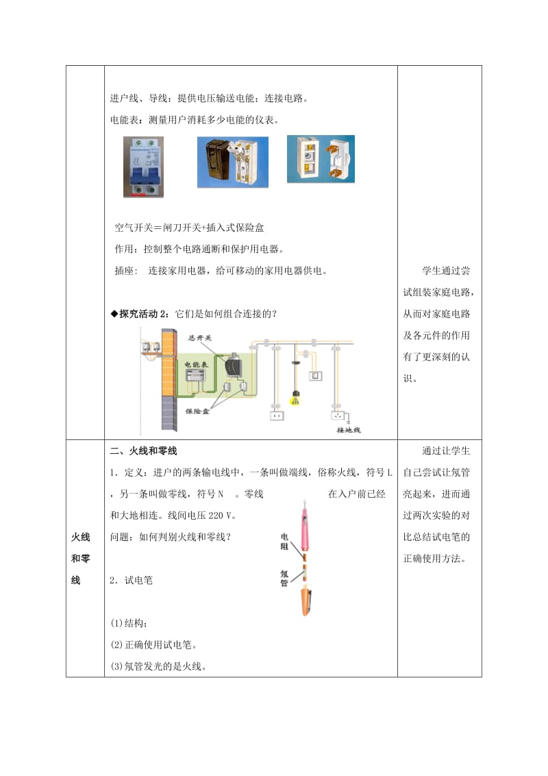 2019-2020年九年级物理全册19.1家庭电路教案(新版)新人教版.doc_第3页