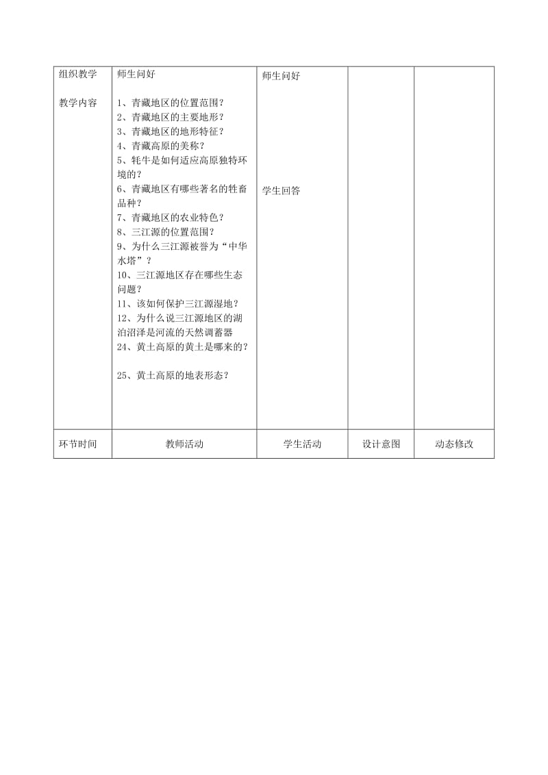 吉林省双辽市八年级地理下册 期末复习教案2 （新版）新人教版.doc_第2页